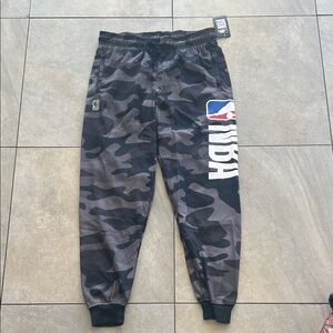 NBA Kids Camouflage Joggers - Gray and Black
